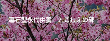 墓石型永代供養 とこしえの碑